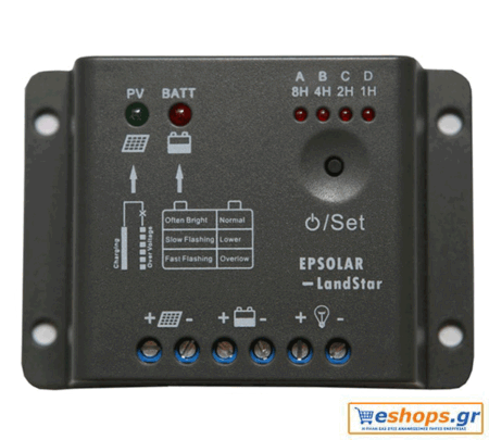 LS0512R PWM ΡΥΘΜΙΣΤΗΣ ΦΟΡΤΙΣΗΣ EPSOLAR 5Α 12V