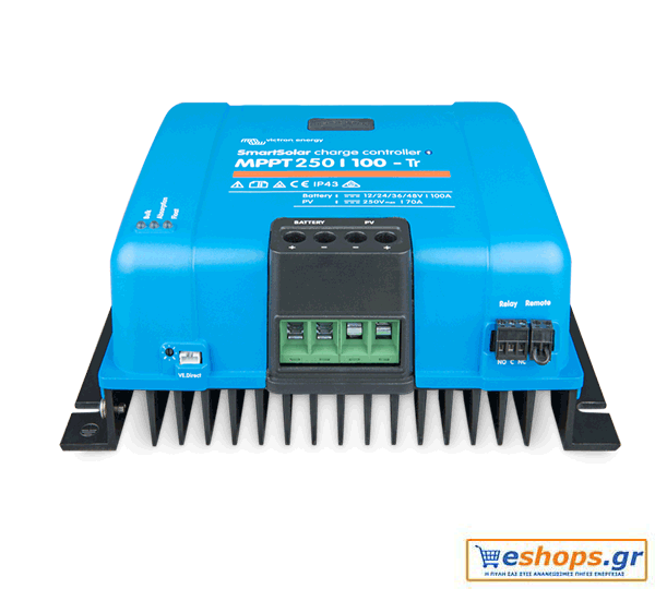 Victron SmartSolar MPPT 250/60-MC4 – MPPT Ρυθμιστής Φόρτισης 60A Φωτοβολταικών – Ανεμογεννητριών